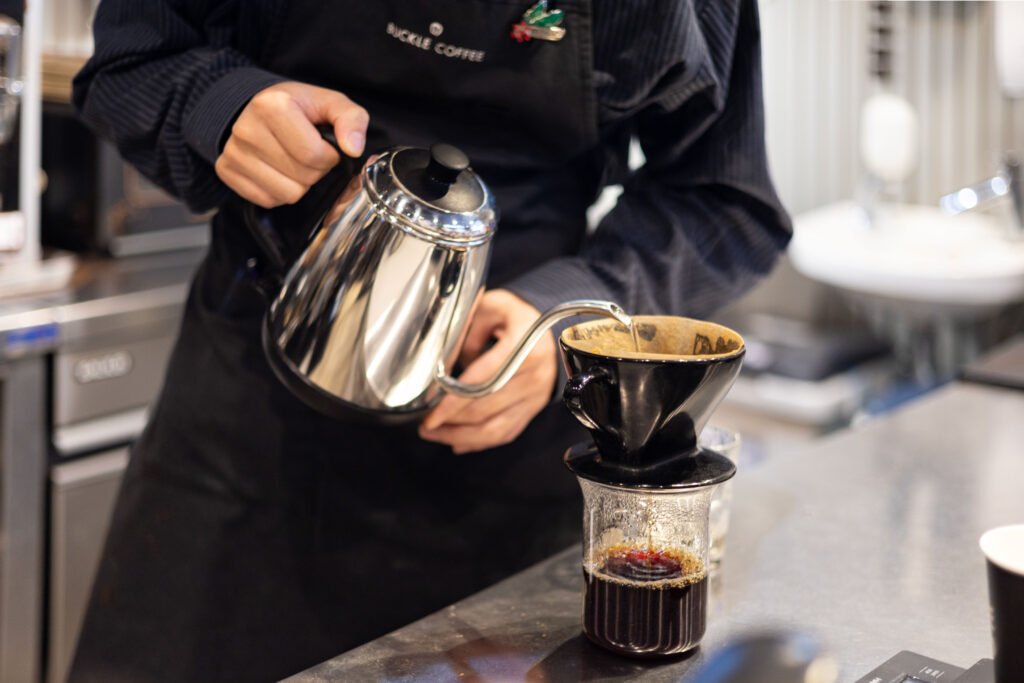 カフェや飲食店で提供される業務用コーヒー豆のイメージ